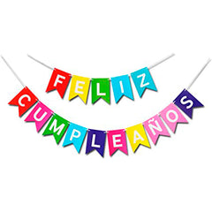 Banner Feliz Cumpleaños Varios Colores